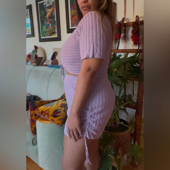 ASOS knit lavender two piece set - Picture 3 of 4